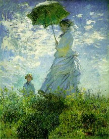 The Walk, Woman with a Parasol,1875
