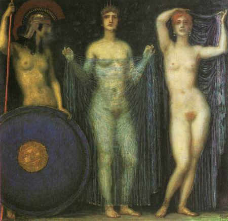 Die drei G?tinnen Athena, Hera, Aphrodite