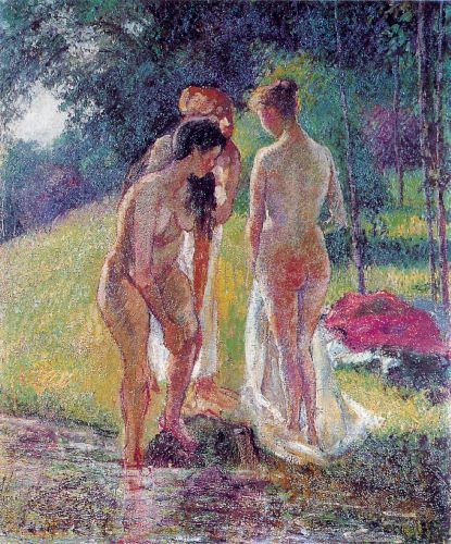 nude in the forest