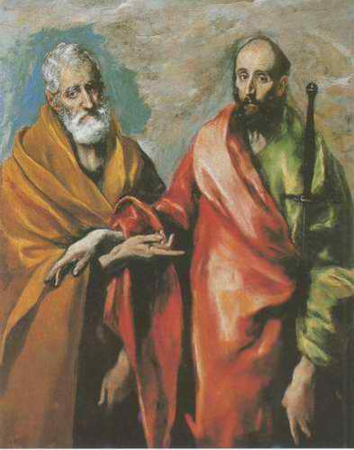 St. Paul and St. Peter.