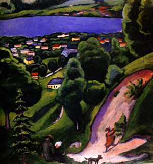 Tegernsee Landscape (1910)