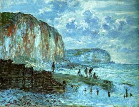 The Cliffs of Les Petites-Dalles,1880