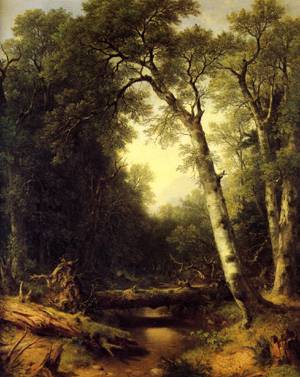 A Creek in the Woods 1865