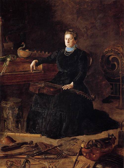 Antiquated Music (aka Portrait of Sarah Sagehorn Frishmuth) 1900