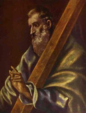 Apostle St Andrew 1610