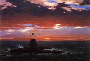 Beacon off Mount Desert Island 1851