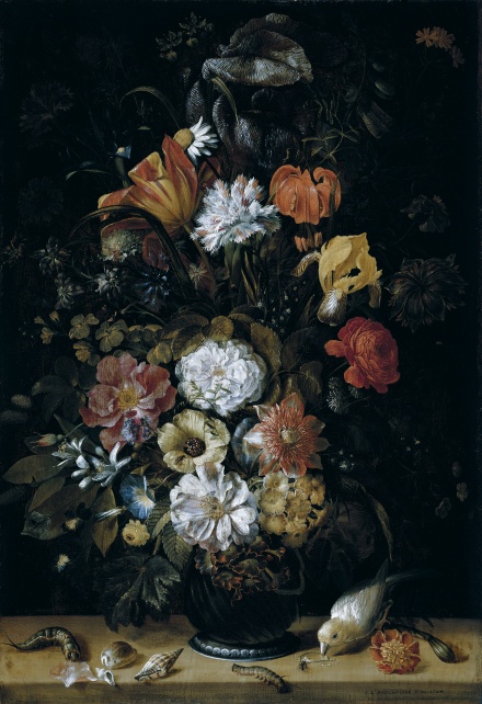 Bouquet of Flowers with Animals 1704