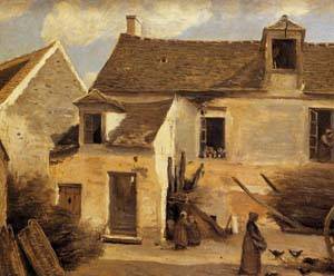 Courtyard of a Bakery near Paris 1865