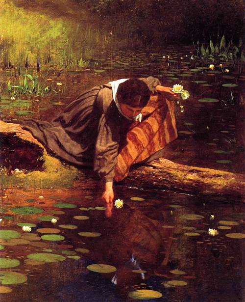 Gathering Lilies 1865