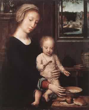 Madonna And Child With The Milk Soup 1520