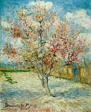 Pink Peach Tree In Blossom (Reminiscence Of Mauve) 1888