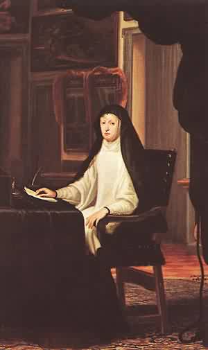 Queen Mary Anne Of Austria As A Widow 1669