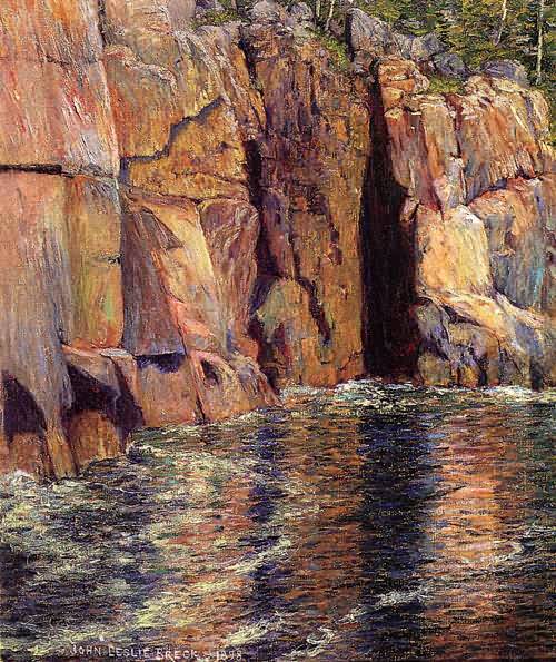 The Cliffs at Ironbound Island Maine 1898