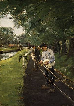 The Ropewalk in Edam 1904