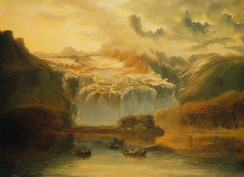 View of Jostedalsbreen 1840s