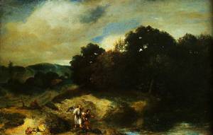 A Landscape With Tobias And The Angel 1640-1644