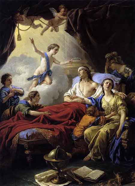 Allegory on the Death of the Dauphin 1765