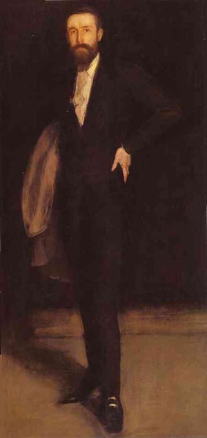 Arrangement In Black Portrait Of F R Leyland 1870