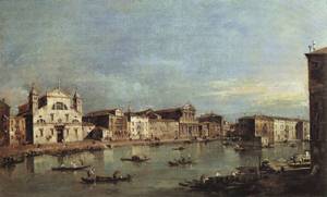 Canal Grande With Sta Lucia And St Maria Di Nazareth