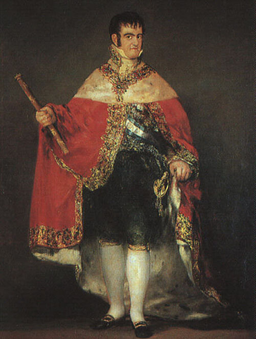 Ferdinand VII in his Robes of State 1814