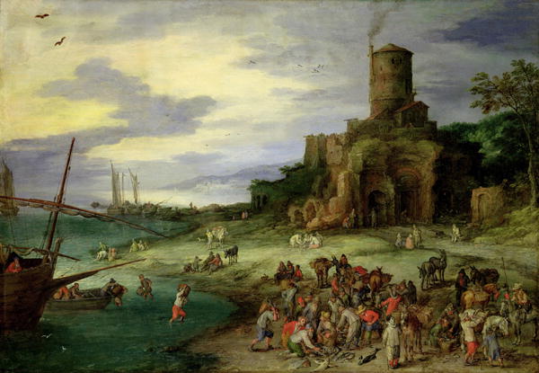 Fishermen on the Shore