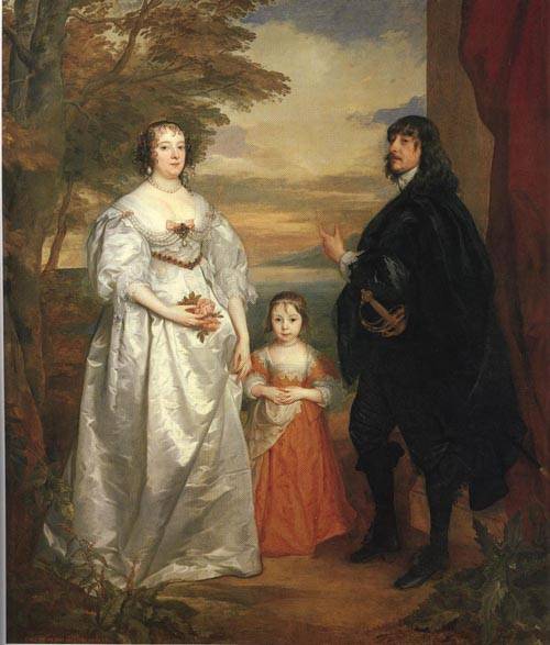 James Seventh Earl of Derby His Lady and Child 1641