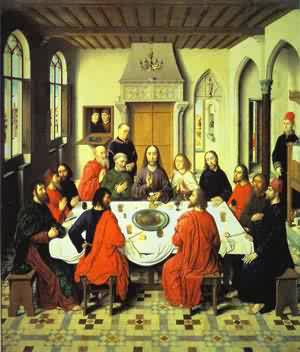 Last Supper (Central Section Of An Alterpiece) 1464-1467