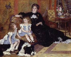 Madame Georges Charpentier (Marguerite Louise Lemonnier) and Her Children