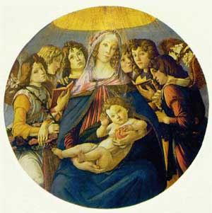Madonna Of The Pomegranate (Madonna And Child And Six Angels) C1487