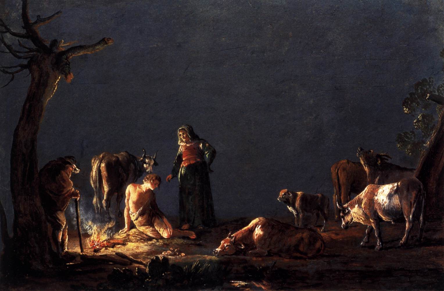 Peasants by a Fire 1626