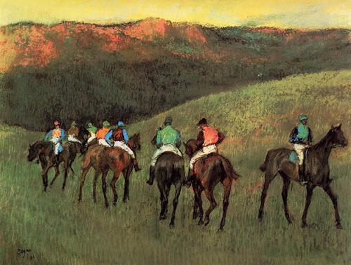 Racehorses in a Landscape 1894