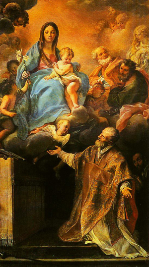 The Madonna Appearing to St Philip Neri