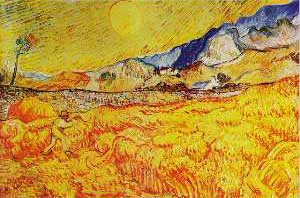 Wheat Field With A Reaper 1889