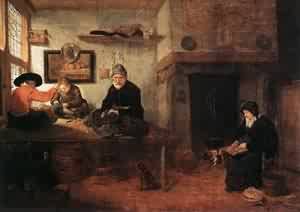 Interior of a Tailors Shop 1653