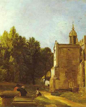 A Church Porch (The Church Porch East Bergholt) 1809