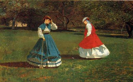 A Game of Croquet 1866