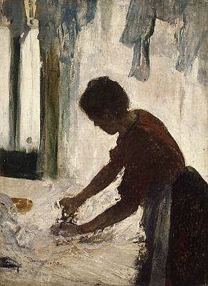 A Woman Ironing 1873