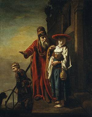 Abraham Dismissing Hagar and Ishmael 1653