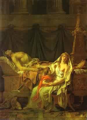 Andromache Mourning Hector 1783