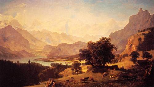 Bernese Alps as Seen near Kusmach 1859