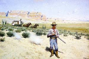 Defending the Stagecoach 1900