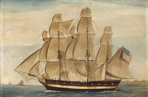 Early American Privateer Avon 1815