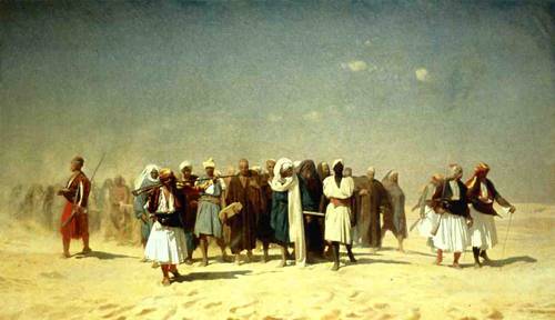 Egyptian Recruits Crossing the Desert 1859