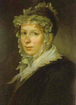 Portrait Of AI Tropinina The Artists Wife 1809