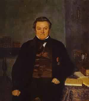 Portrait Of F Ye Yakovlev 1846-47