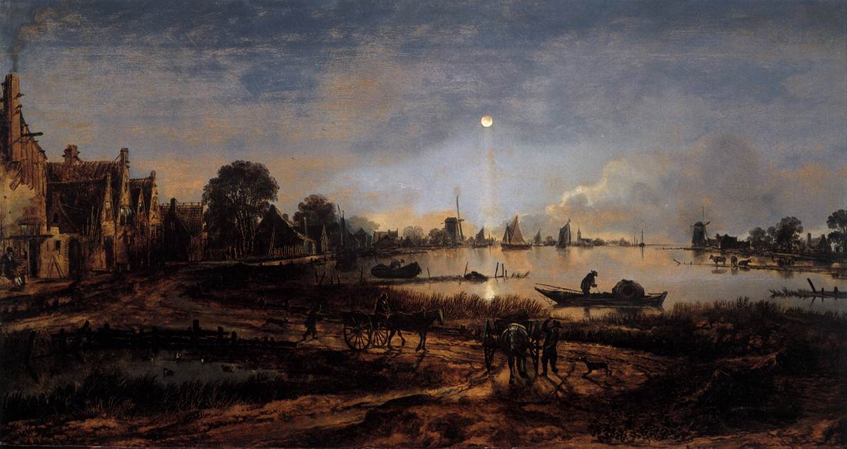 River View by Moonlight 1645