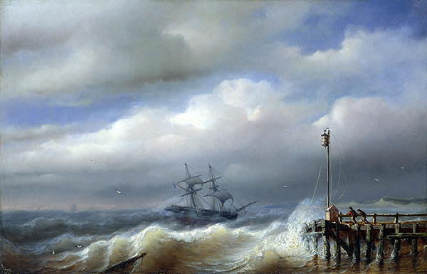 Rough Sea in Stormy Weather 1846