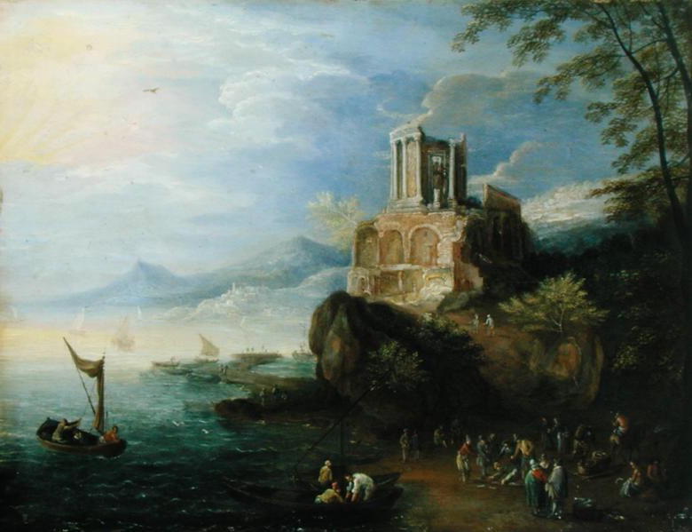 Sea Coast with the Temple of Vesta