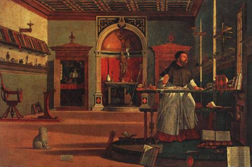 St. Augustine in His Study (St. Augustine)