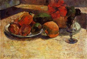 Still Life with Mangoes and Hisbiscus 1887